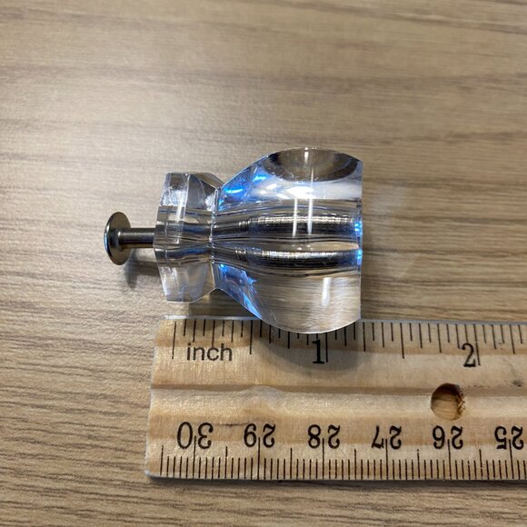 NEW Acrylic Clear Knobs Pulls for Cabinet, Dresser - 10 Pieces - Picture 5 of 6